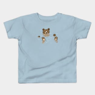 Floating bear Kids T-Shirt